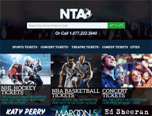 Tablet Screenshot of nationalticketagency.com